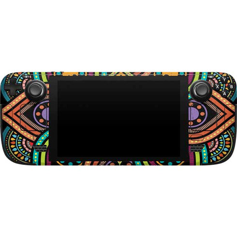 Emergence Colored Steam Deck Handheld Gaming Computer Skin